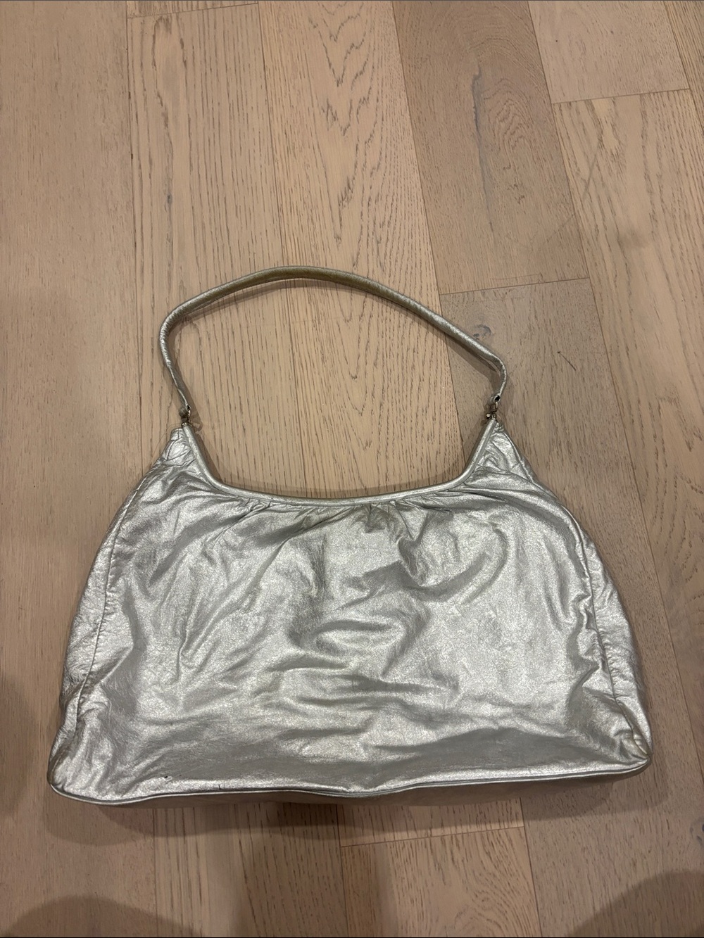 MARNI Vintage Metallic Silver Shoulder Bag.